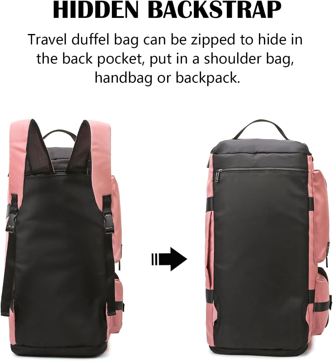 Suweir Reisetasche Gross Damen Herren 65L Sporttasche mit Schuhfach und Nass-Trockenfach Large Capac