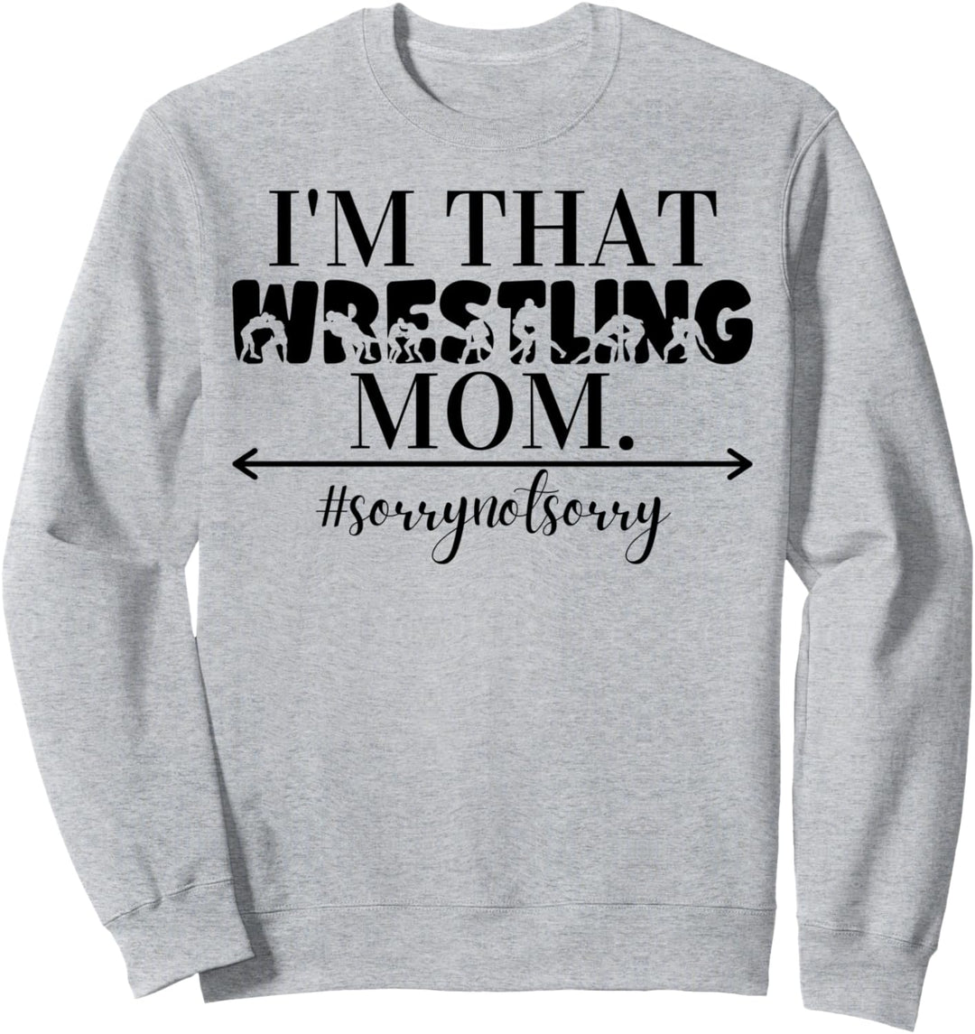 Lustig Ich bin diese Wrestling Mom Coole humorvolle Sweatshirt