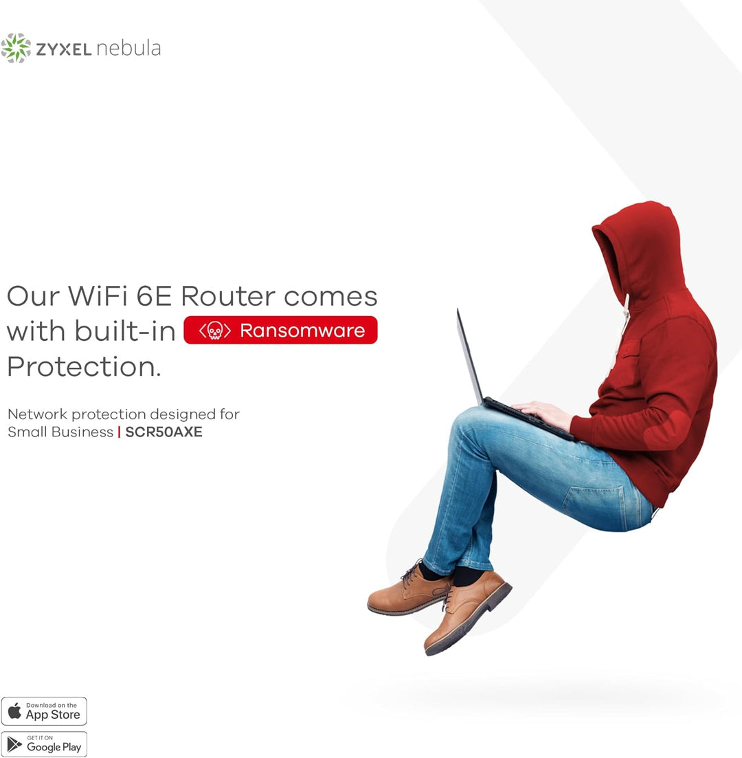Zyxel Secure Cloud-Managed Router/Firewall mit AXE5400 Tri-Band WiFi Abonnementfreie Netzwerksicherh