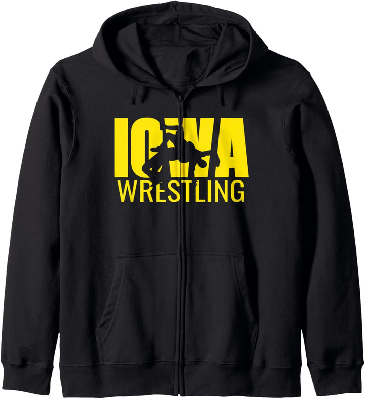 Iowa Wrestling Freestyle Wrestler Gift The Hawkeye State Kapuzenjacke