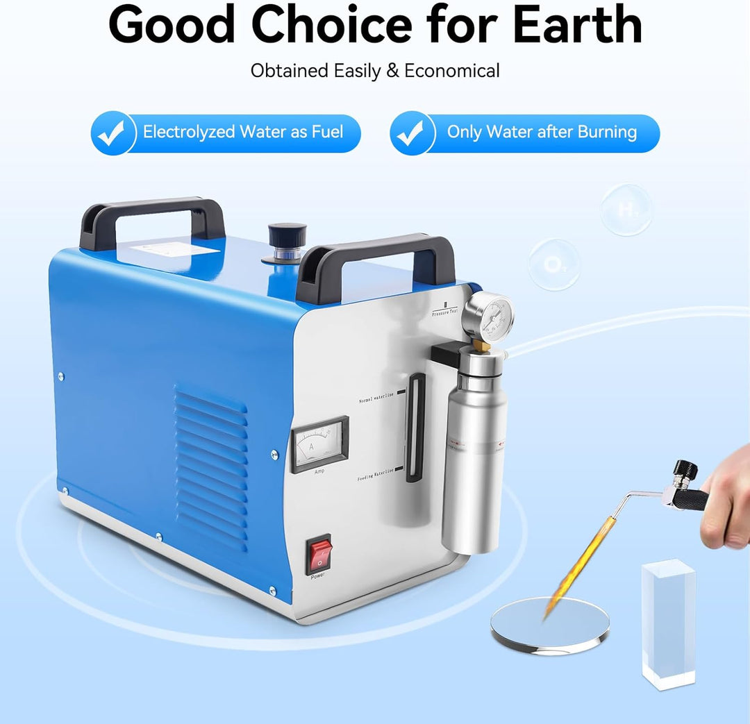 400W 220V Sauerstoff Wasserstoff HHO Gas Flammengenerator Poliermaschine Brenner Acrylschweissmaschi