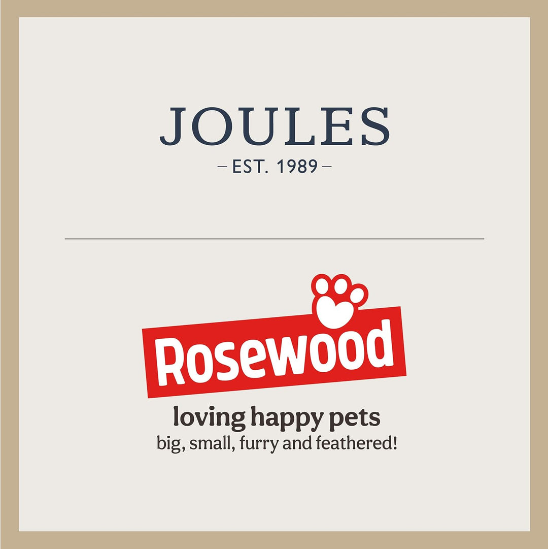 Rosewood x Joules Henson Check Packaway Jacke für Hunde, klein, waschbar, leicht und tragbar, wasser