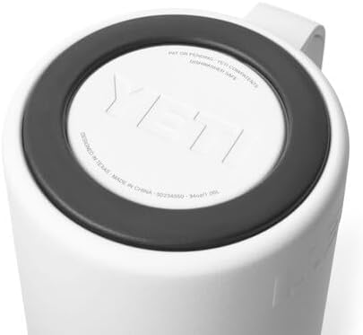 YETI Rambler Stempelkanne Mit DuraSip Keramikbeschichtung, White, 34 oz (1 L), White