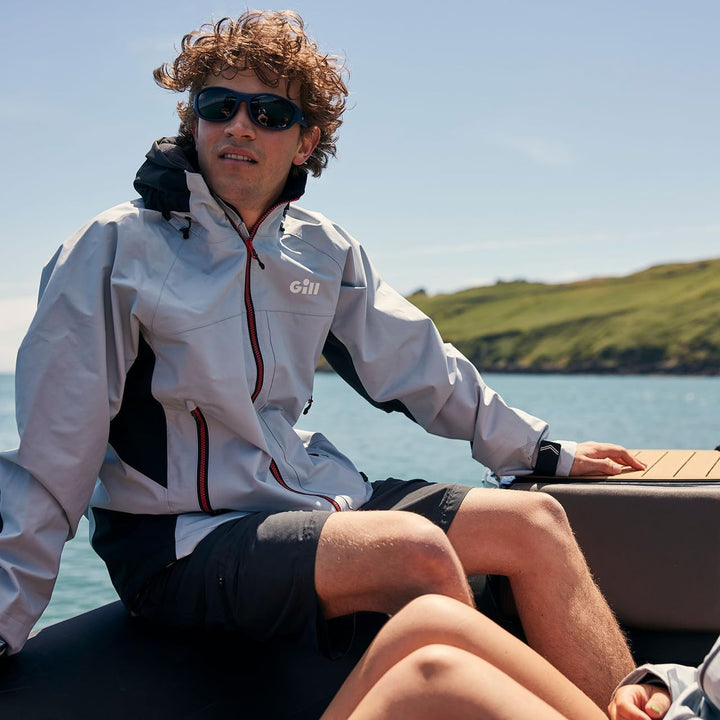 Gill 2023 Verso Inshore/Powerboat Jacket - Light Grey XS Grau, XS Grau