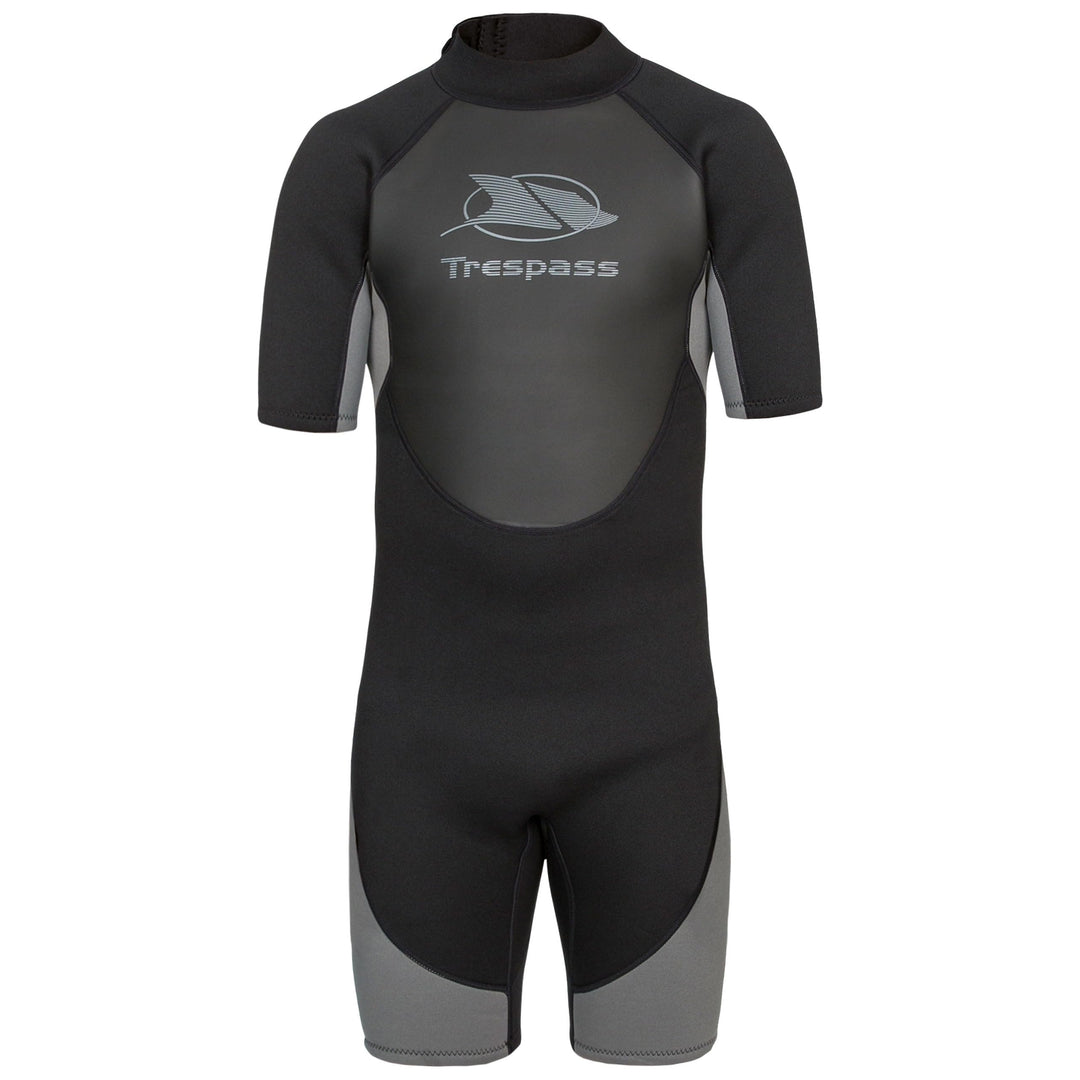 Trespass Men's Scuba Short Neoprene Wetsuit with Zip S Schwarz, S Schwarz