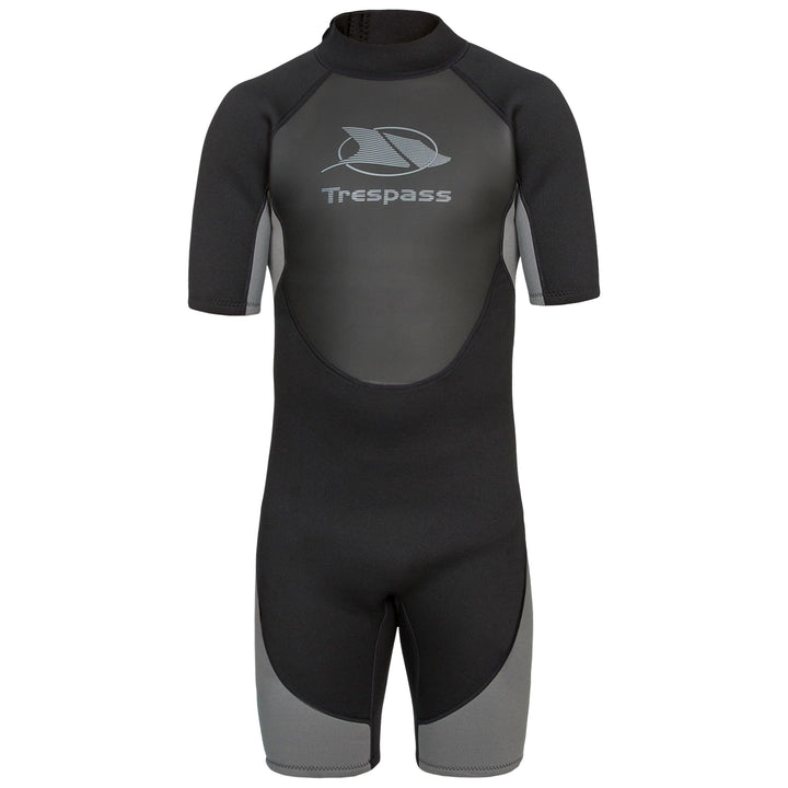 Trespass Men's Scuba Short Neoprene Wetsuit with Zip S Schwarz, S Schwarz
