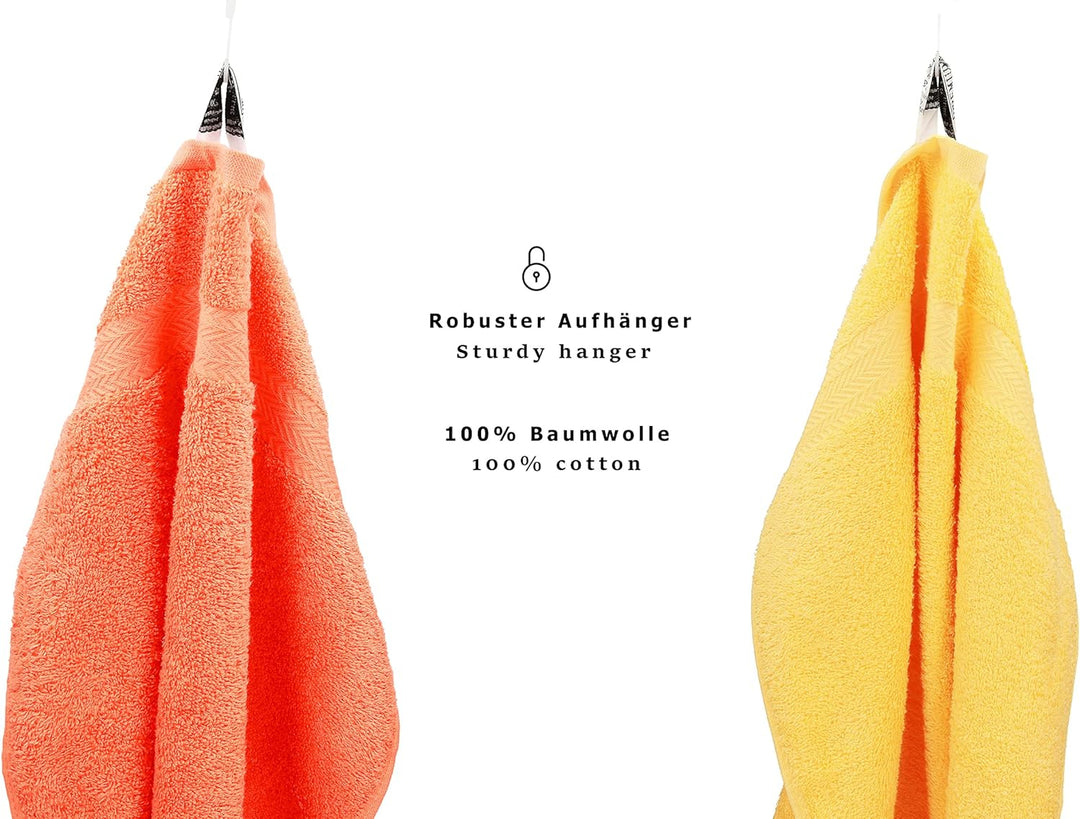 Betz 10-TLG. Handtuch-Set Classic 100% Baumwolle 2 Duschtücher 4 Handtücher 2 Gästetücher 2 Seiftüch