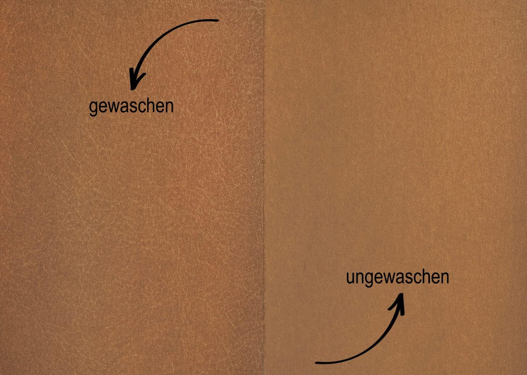 veganes Leder - waschbares Papier - 12 Bögen 21x30cm bei 0,55mm Dicke - Waschpapier - Lederpapier -