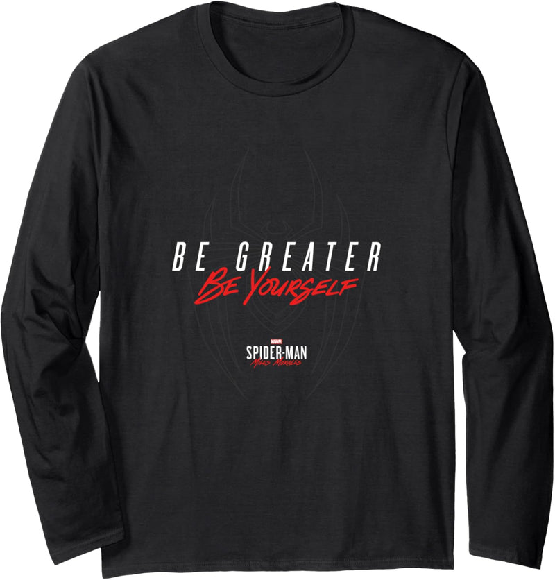 Marvel Spider-Man: Miles Morales Be Greater Be Yourself Langarmshirt