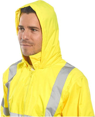 Portwest H440 Herren Leichte Wasserdichte Hi-Vis Regenjacke Gelb 4X-Large, Gelb 4X-Large