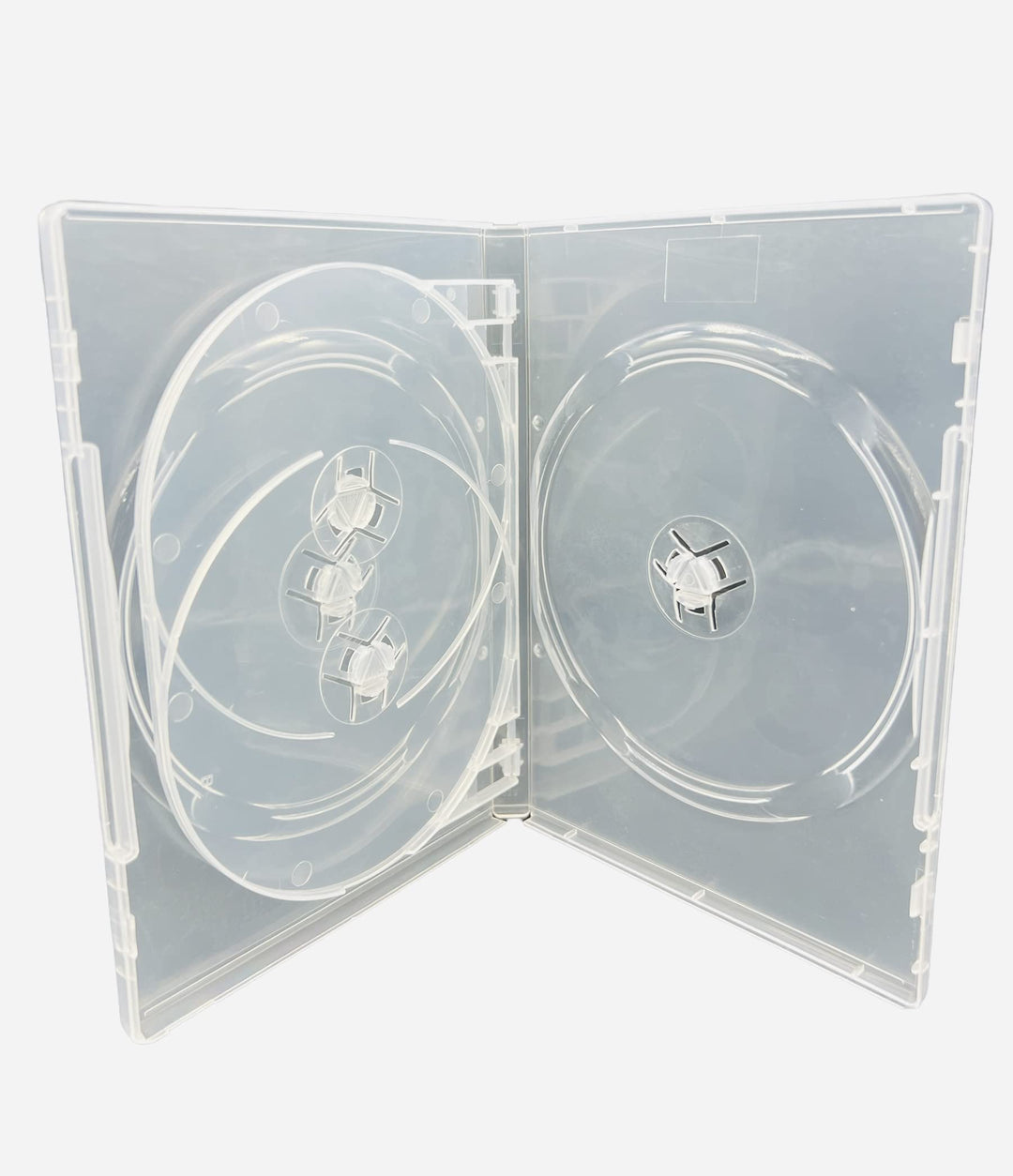 Dragon Trading DVD-/CD/Blu-Ray-Hüllen für 4 DVDs, 14 mm Rücken, transparent, 5 Stück