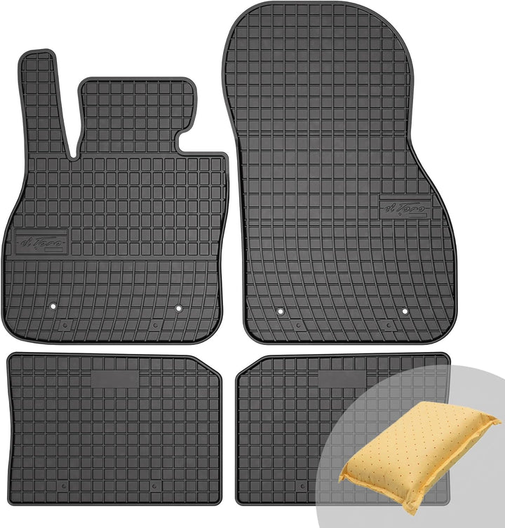 FROGUM EL Toro Gummimatten Ganzjähriges-Set von Autofussmatte Auto Fussmatten für Mini Countryman I