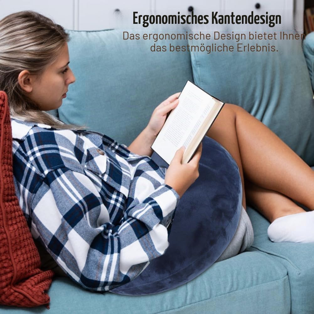 Gaming Kissen Lesekissen, Ergonomic Aufblasbares Armstützkissen für Lange Gaming-Sessions, Häkelkiss