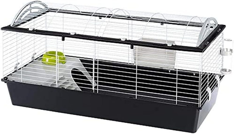 FERPLAST Nagetierkäfig CASITA 120 für Kaninchen, Meerschweinchen, Meerschweinchen, aus Metall, inklu