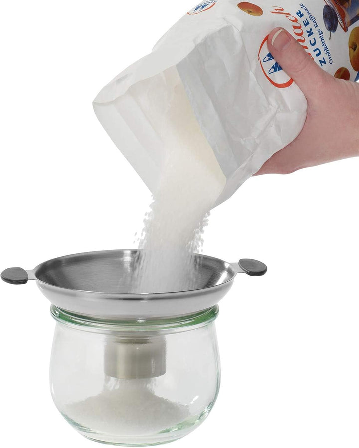 Westmark Einmach-/Marmeladentrichter mit langem Einfüllstutzen, Einfüllstutzen-Durchmesser: 3,8 cm (