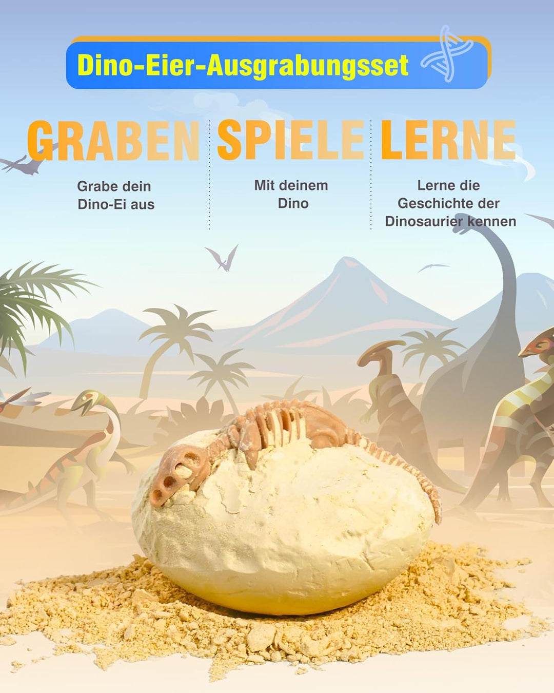 60+ Science Experiment Kit für Kinder ab 5+, STEM Lernen & pädagogisches Spielzeug, erste Wissenscha