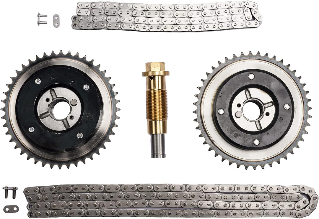 Bisenya Steuerkettensatz Nockenwellenversteller Zündzeitpunkt-Kit Kompatibel mit M271 W203 CL203 S20