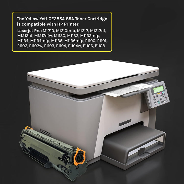 YELLOW YETI CE285A 85A Tonerkartusche Kompatibel mit HP LaserJet Pro M1130 M1132 M1136 M1210 M1212 M