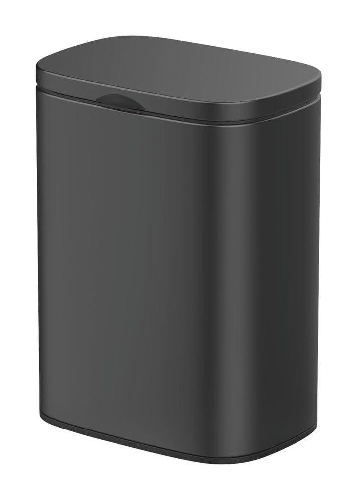 WENKO Wand-Kosmetikeimer Sare 5 Liter, Mülleimer mit Deckel und Easy-Close Absenkautomatik, Badezimm