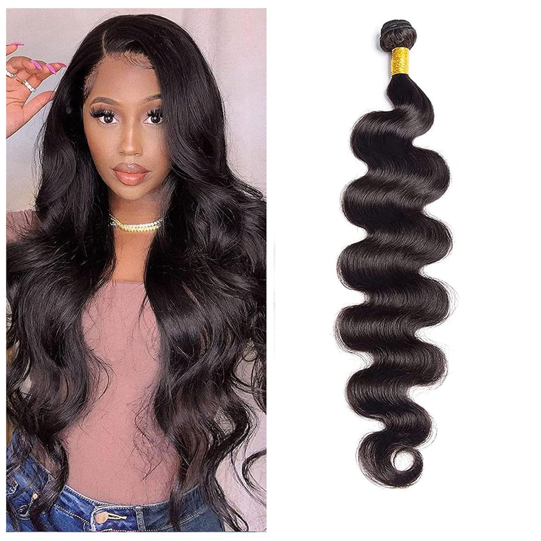 Huarisi 10A Body Wave Bundles Virgin Brazilian Hair 1 Bundle 28 inch Body Wave Human Hair Weave Exte