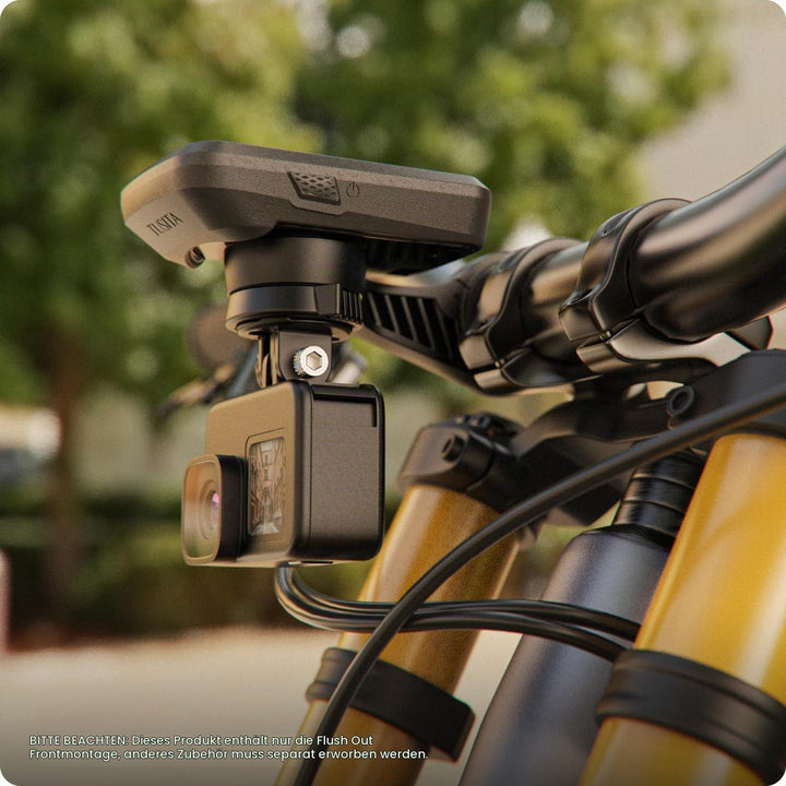 TUSITA Flush Out Front Halterung Kompatibel mit Wahoo Elemnt GPS Fahrradcomputer, Viertelumdrehung z