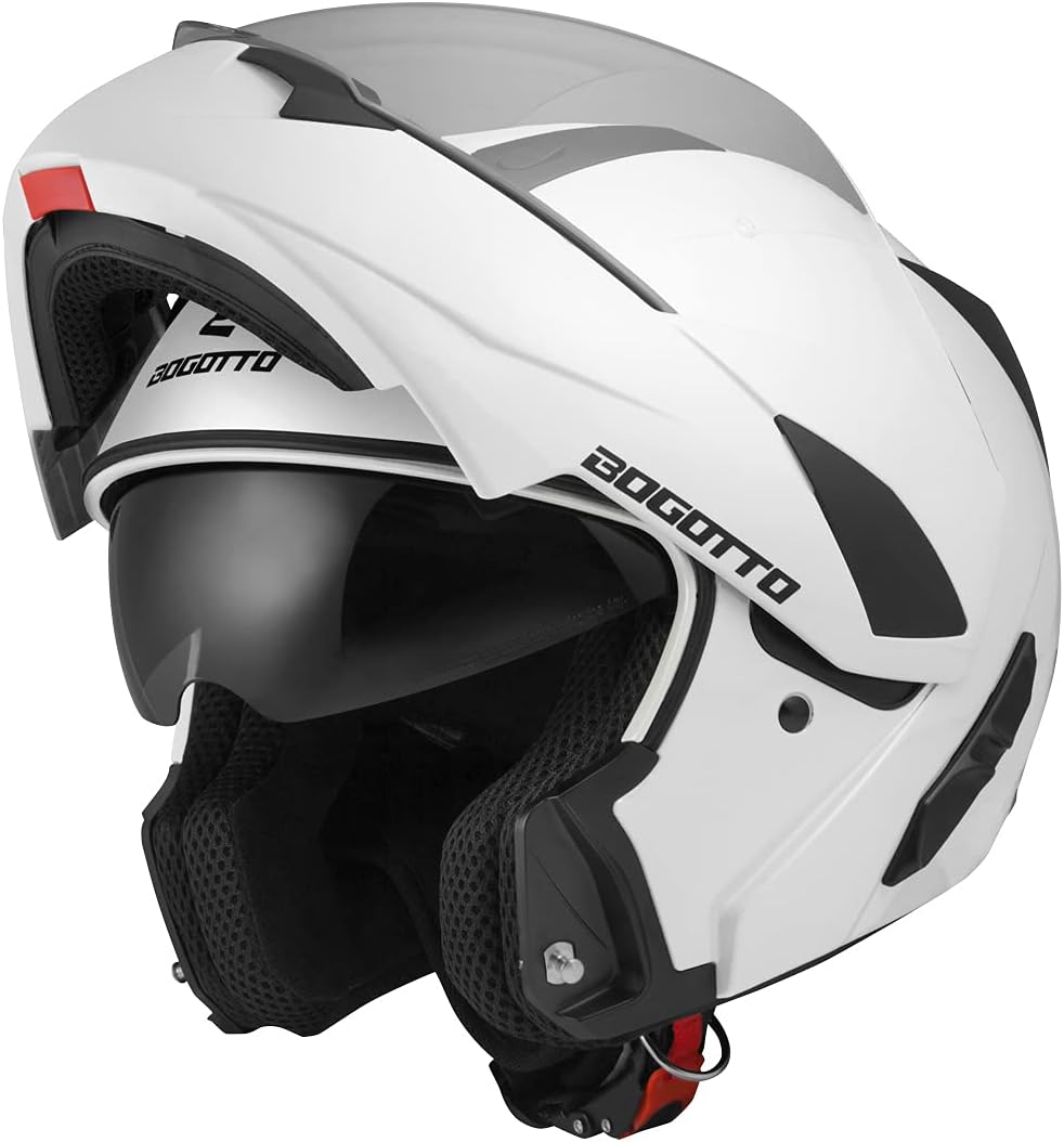 Bogotto V280 Klapphelm XS Weiss, XS Wei&#xDF;