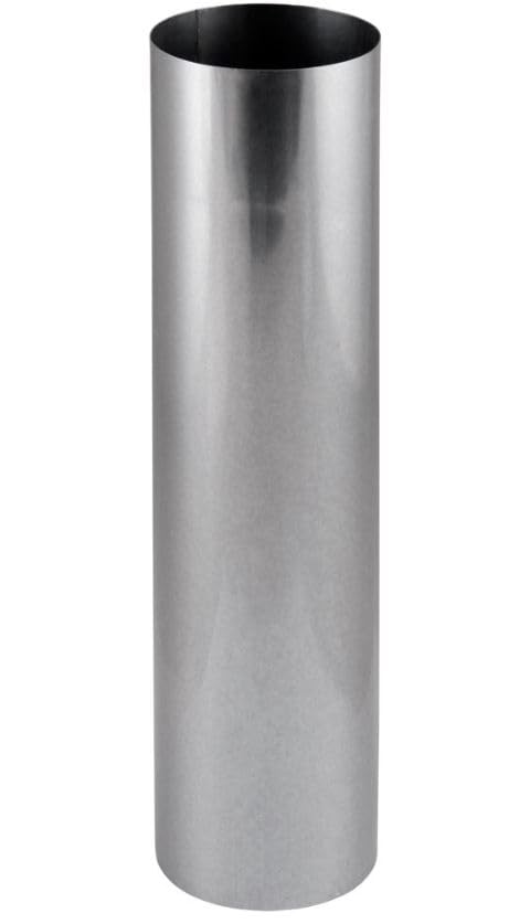 Ofenrohr FAL Rauchrohr feueraluminiert Kaminrohr Silber Abgasrohr 110 mm Länge 50 cm Ofenzubehör 110