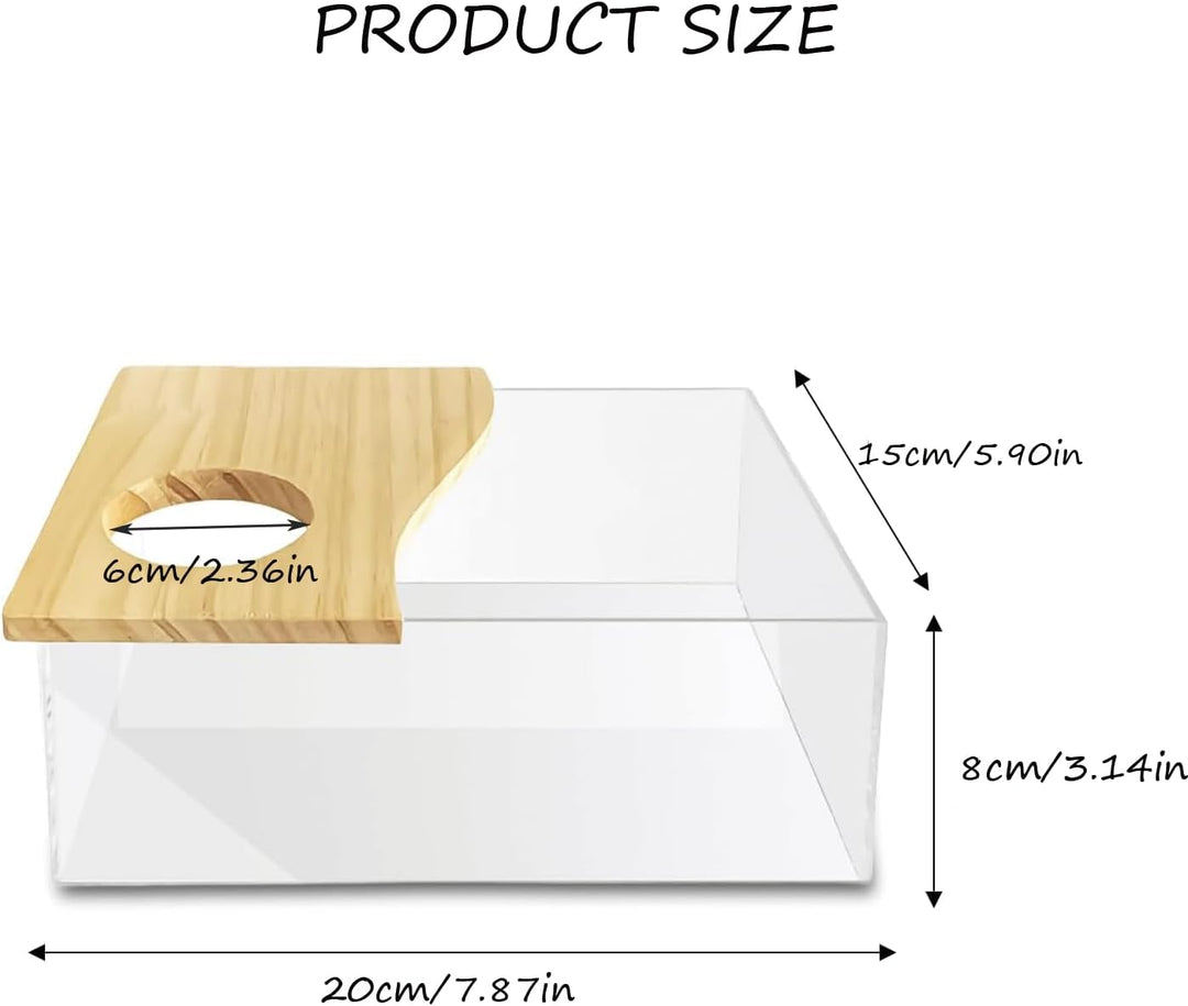 Haustier Hamster Badezimmer, Acryl Hamster Badebox, Sandbad Box für Chinchilla, Goldene Bären, Gerbi