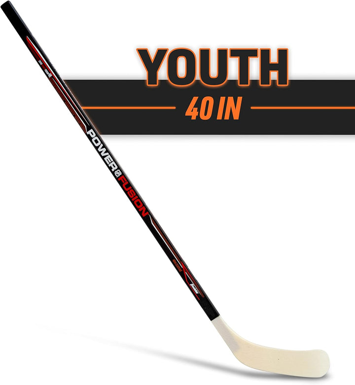 Franklin Sports NHL Power Fusion Street Hockeyschläger 40-Inch Youth Right, 40-Inch Youth Right