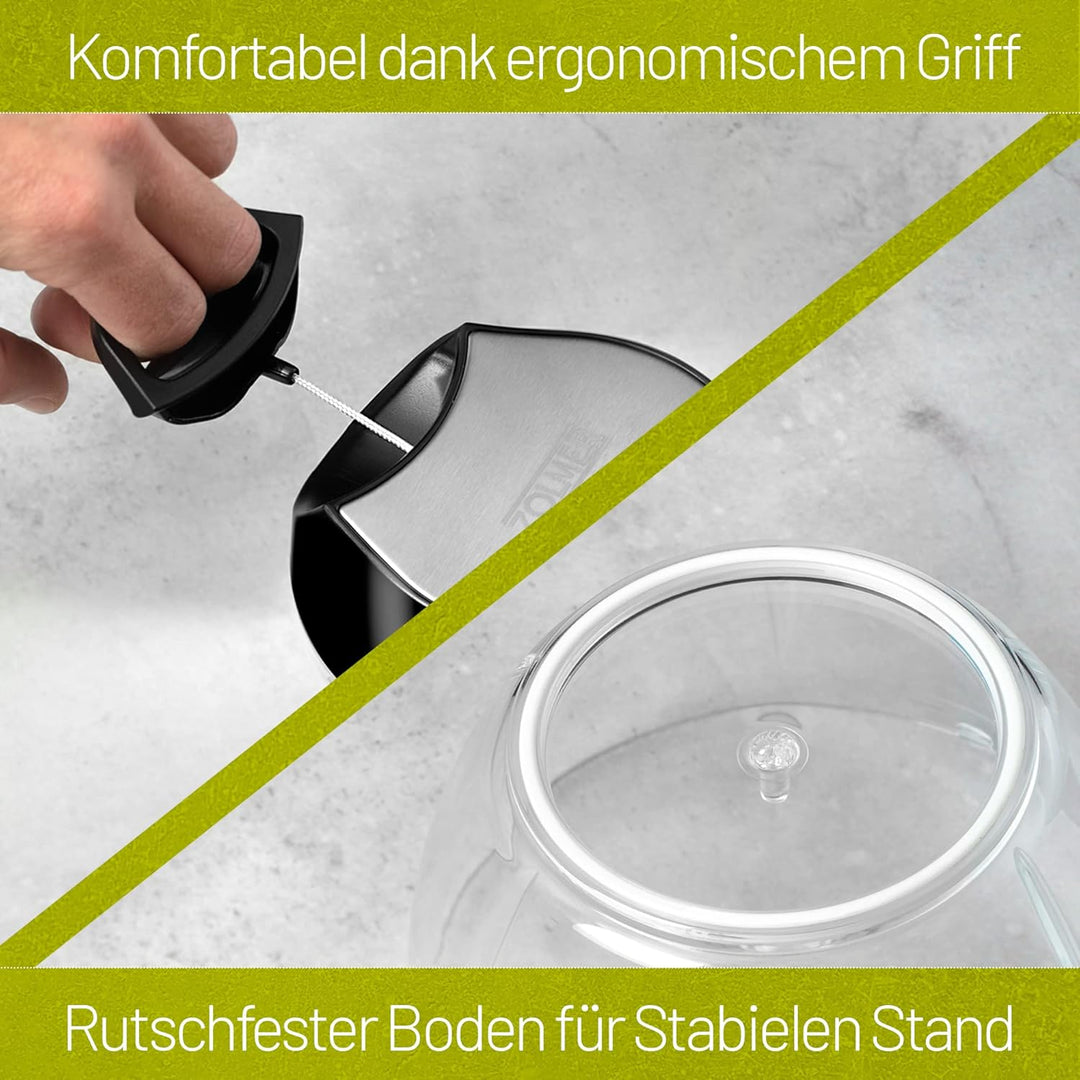 ZOLMER® Zwiebelschneider - Manueller Zerkleinerer mit Seilzug als Gemüseschneider - Multizerkleinere