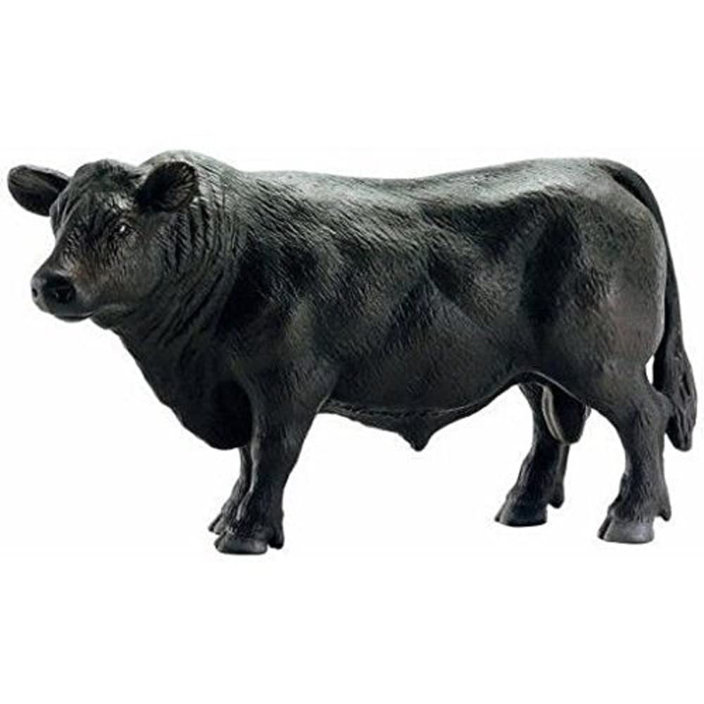 Schleich 13766 - Angus Bulle, Tier Spielfigur, schwarz