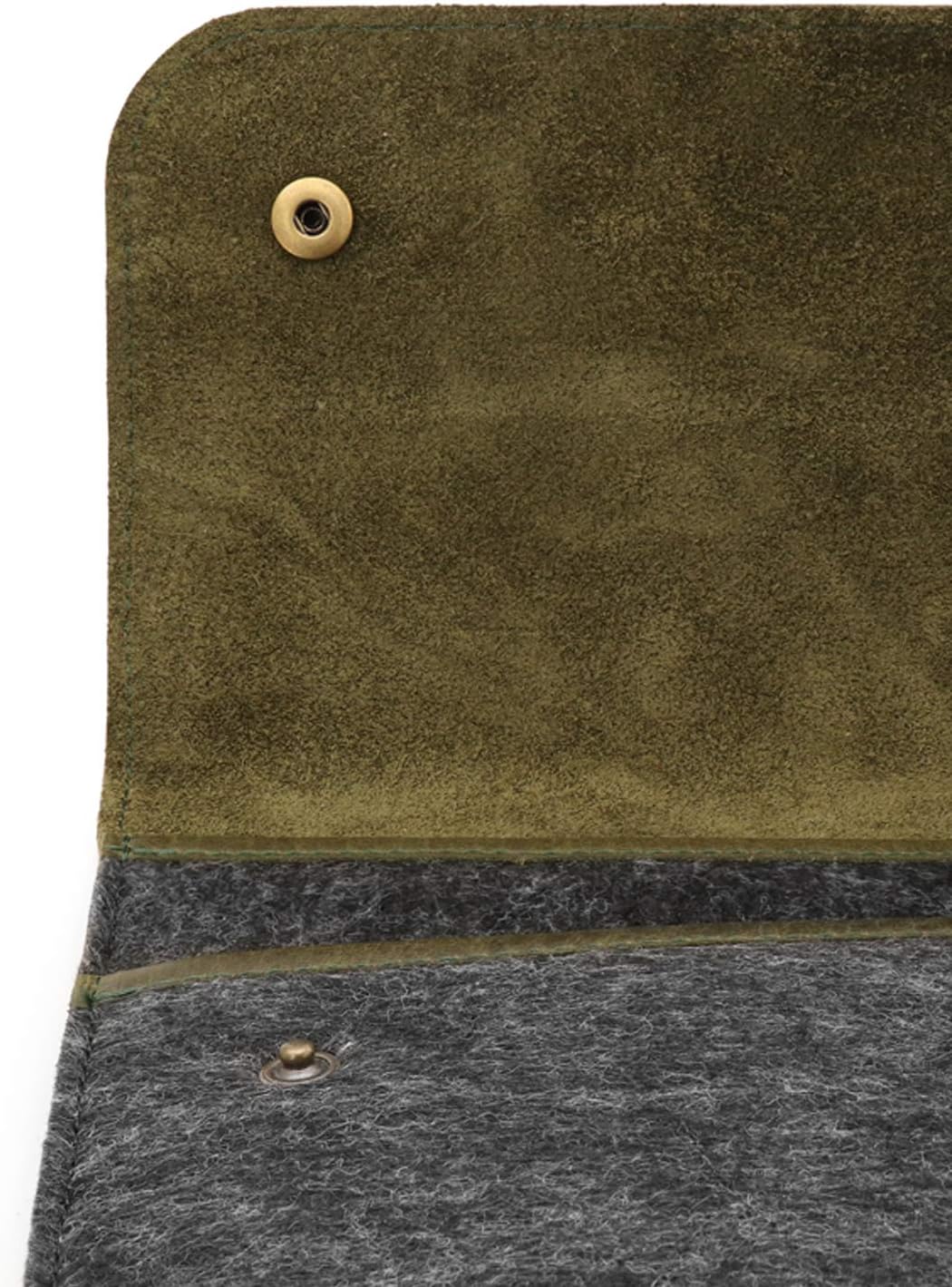 MegaGear MacBook-Tasche aus echtem Leder und Fleece,Laptop-Hülle für MacBook Pro und MacBook Air,14