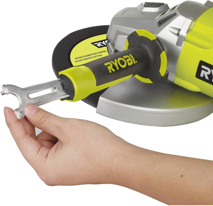 Ryobi 5133002193 Winkelschleifer, 2000 W, Norme abgewinkelt, abgewinkelt