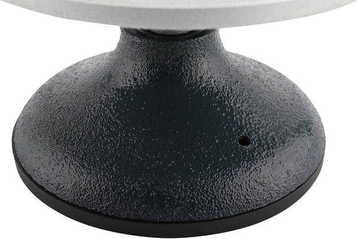 Homtone Drehbare Töpferscheibe mit Metallplatte aus Stahl, 18cm Durchmesser Skulptur-Töpferscheibe,