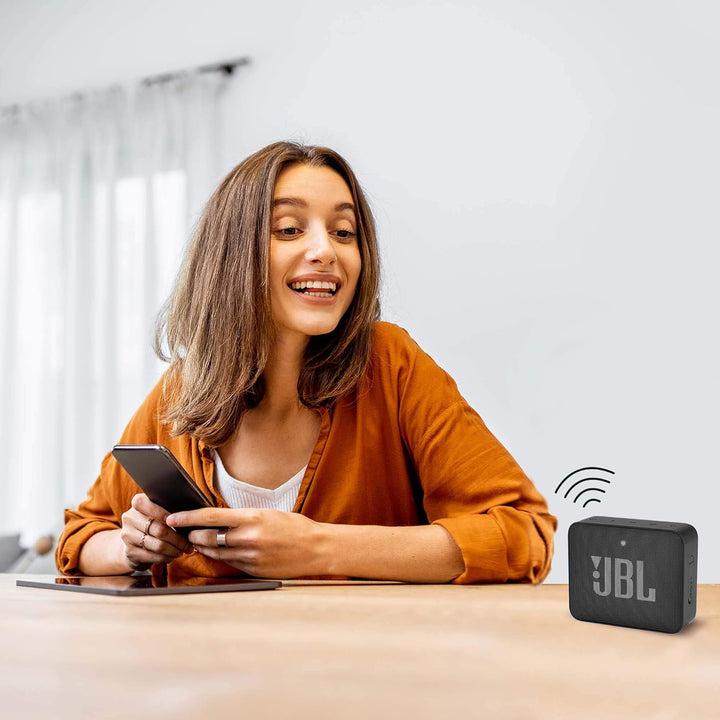 JBL Go2+ portabler Bluetooth-Multimedia-Lautsprecher - Schwarz