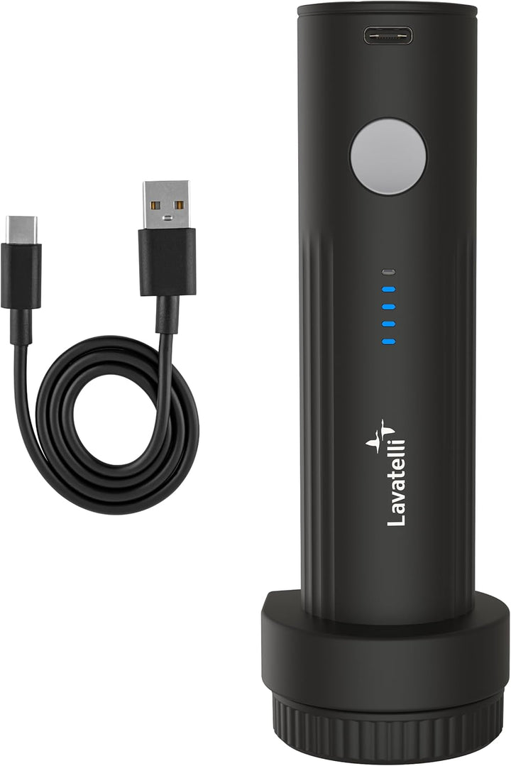 Lavatelli, Platzsparendes Vakuum-Set mit wiederaufladbarer elektrischer Pumpe USB-C + 6 Beutel 60 x