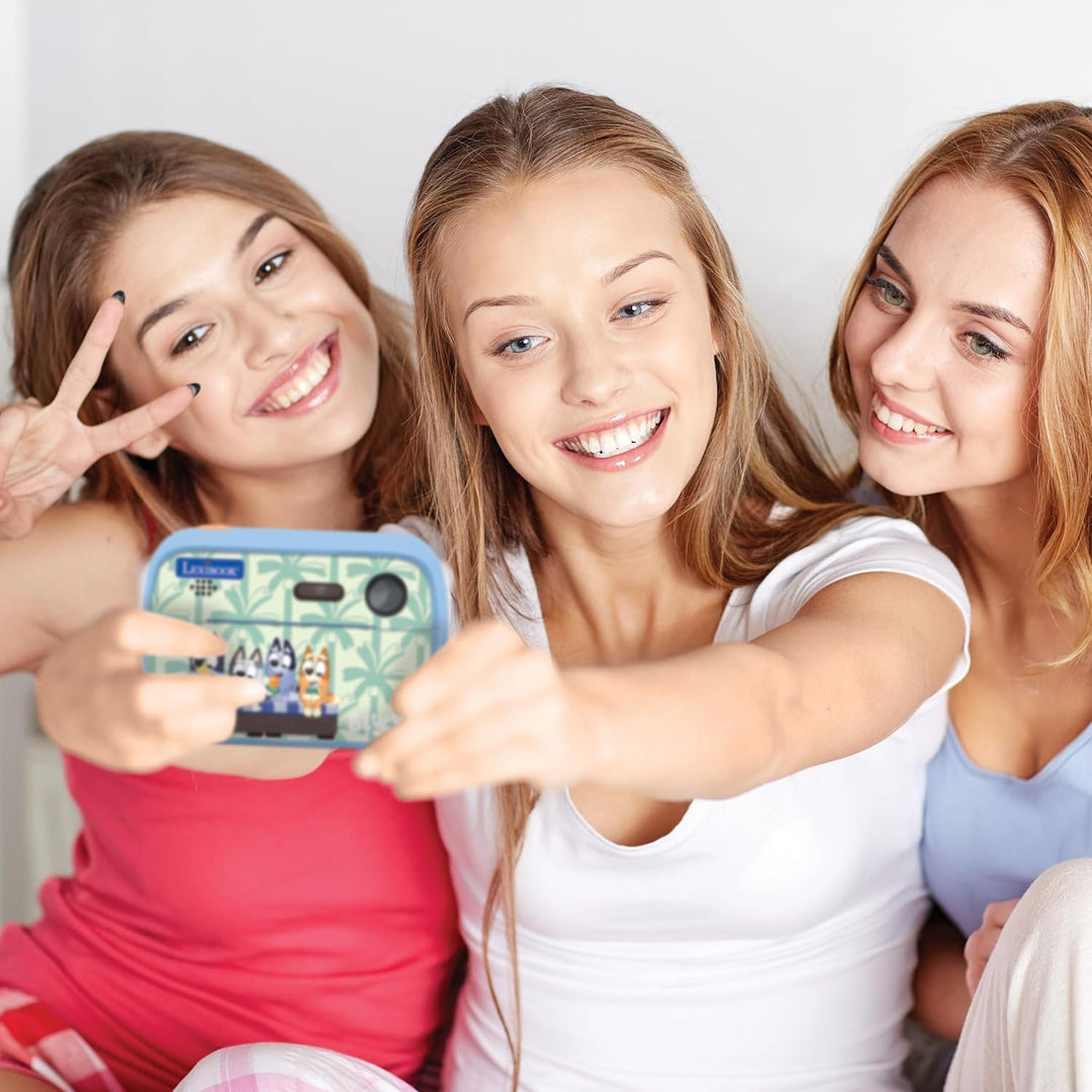 Lexibook, Bluey, Starcam® Print Bluey, HD-Digitalkamera-Set mit Sofortbilddrucker, SD-Karte und Foto