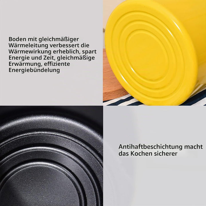 Kleiner Fritteusentopf, 3L Mini Fritteusentopf Mit Korb Edelstahl Frittiertopf Mit Ölfilter Rack Dec