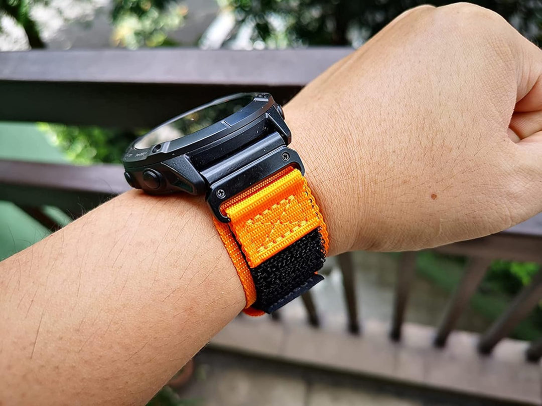 Armband für Garmin,Uhrenarmband Kompatibel mit Garmin superrobustes Nylon-Sportarmband für fēnix/For