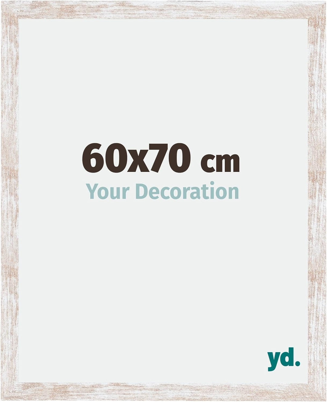 yd. Your Decoration - Bilderrahmen 60,00x70,00 cm - Bilderrahmen aus MDF mit Acrylglas - Antireflex