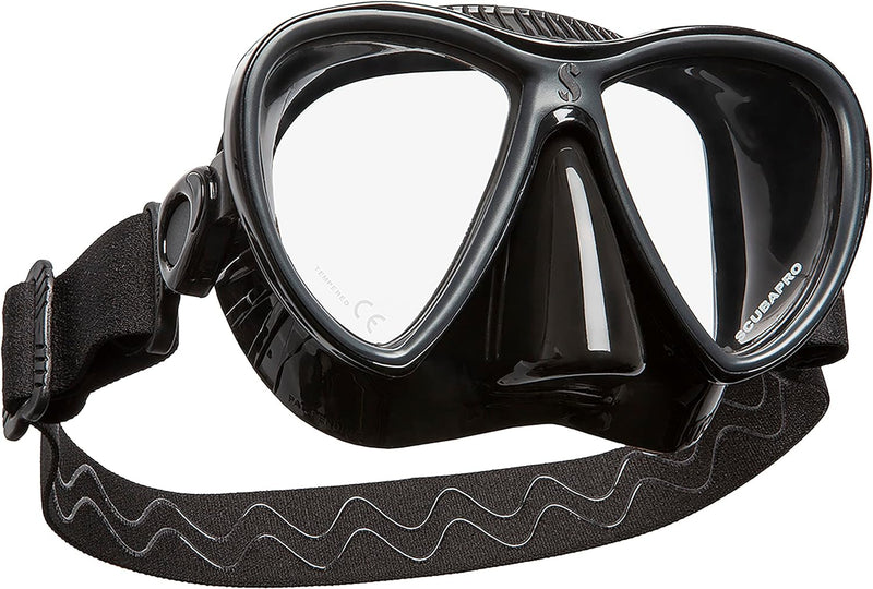 Scubapro Synergy Twin Trufit Scuba Diving Mask Schwarz, Schwarz