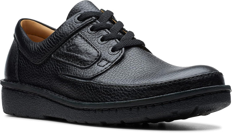 Clarks Herren NATURE II Oxford-Schuh Derby 40 EU Schwarz, 40 EU Schwarz