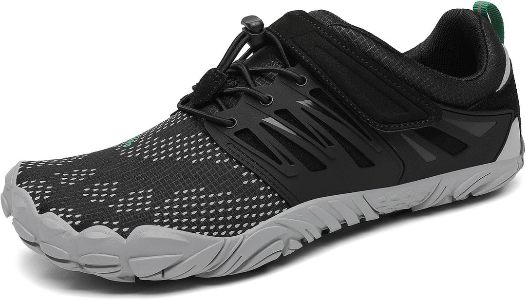 SAGUARO Unisex Barfussschuhe Outdoor Zehenschuhe Traillaufschuhe 36 EU Grau, 36 EU Grau