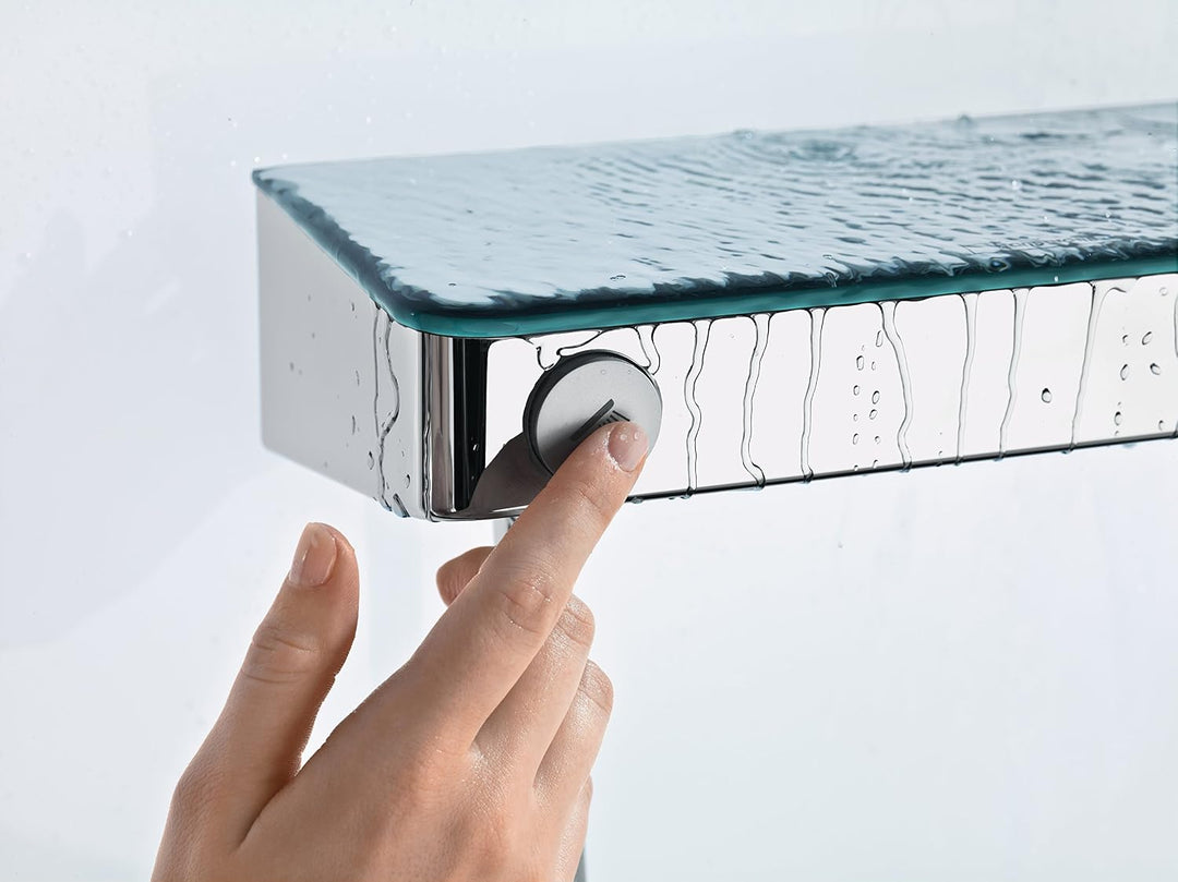 hansgrohe Showertablet Select 700 Thermostat Universal, für 2 Funktionen, Chrom Dusche Chrom, Dusche