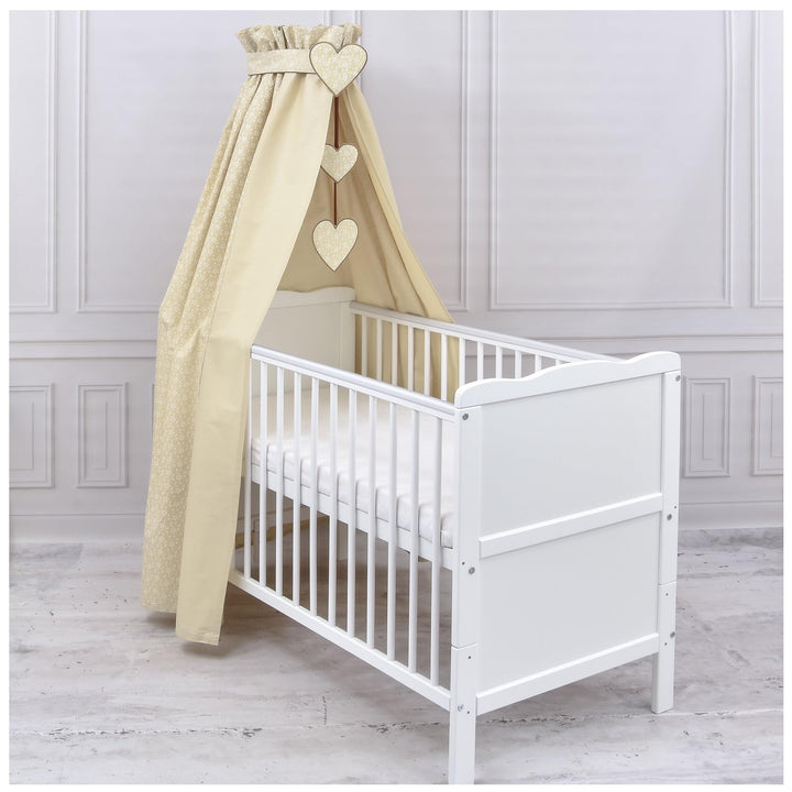Generisch Baby Delux Babybett Himmel Betthimmel Baumwolle Baldachin für Babybett Kinderbett Wiege St