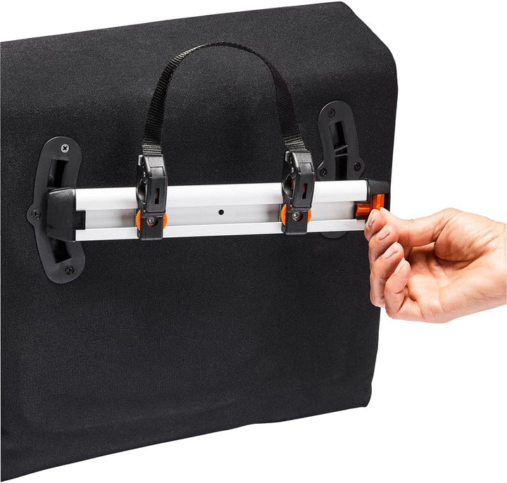 VAUDE Fahrradtasche für Gepäckträger Augsburg IV Einheitsgrösse Schwarz, Einheitsgrösse Schwarz