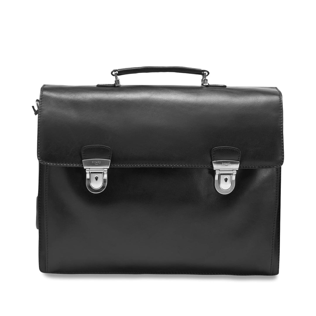 Picard Herren Aktentasche TOSCANA aus Rindsleder OneSize | mit Steckverschluss | Aktentasche | Busin