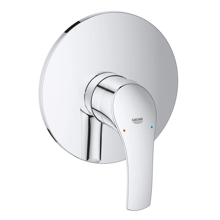 GROHE Eurosmart Brausearmatur Fertigmontageset, ohne Unterputz-Einbaukörper 19451002, Silber Brauseb