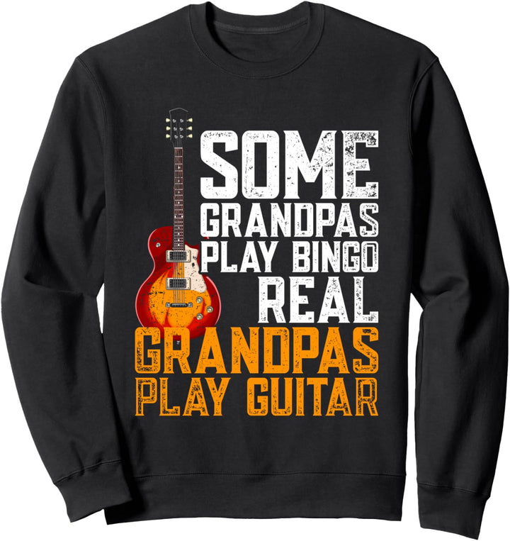 Gitarrist Rocker Opa Geschenk zum Ruhestand Gitarre Sweatshirt