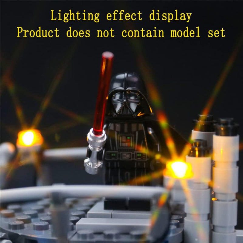 GEAMENT LED Licht-Set Kompatibel mit Lego Bespin Duel - Beleuchtungsset für Star Wars 75294 Baumodel